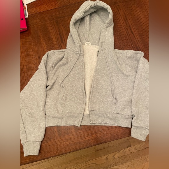 Brandy Melville collection John Galt Heather gray hoodie - Picture 1 of 2